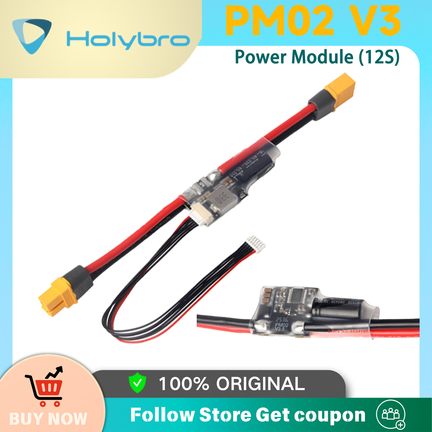 Holybro PM02D Power Module 2S- - Drone Kit Hexacopter review and price